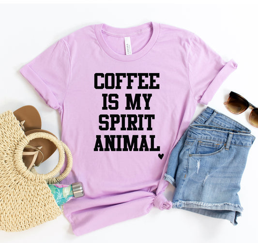 Coffee Is My Spirit Animal T-shirt